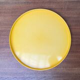 Yellow Melamine Plateau, Space Era, Mid-Century Swedish, 1960s