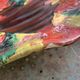 Fruit bowl in glazed ceramic stamped Vallauris, vintage 1960