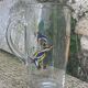 Vintage glass bird decanter, 1950/60