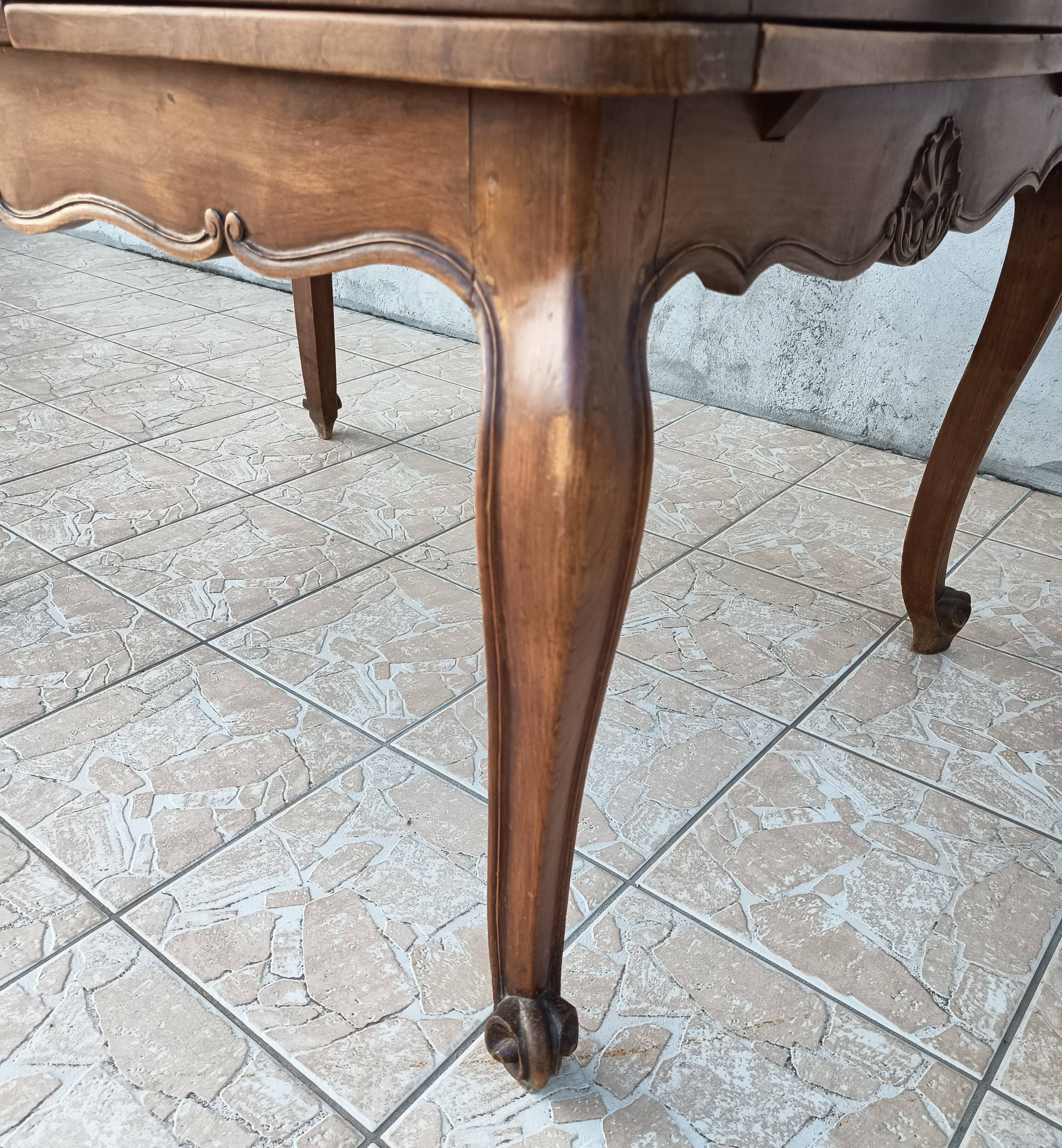 Louis XV style beech table