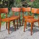4 "classic" bistro chairs from Horgen-Glarus (Switzerland) 1950s