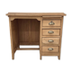 Restored antique oak desk - 4 drawers