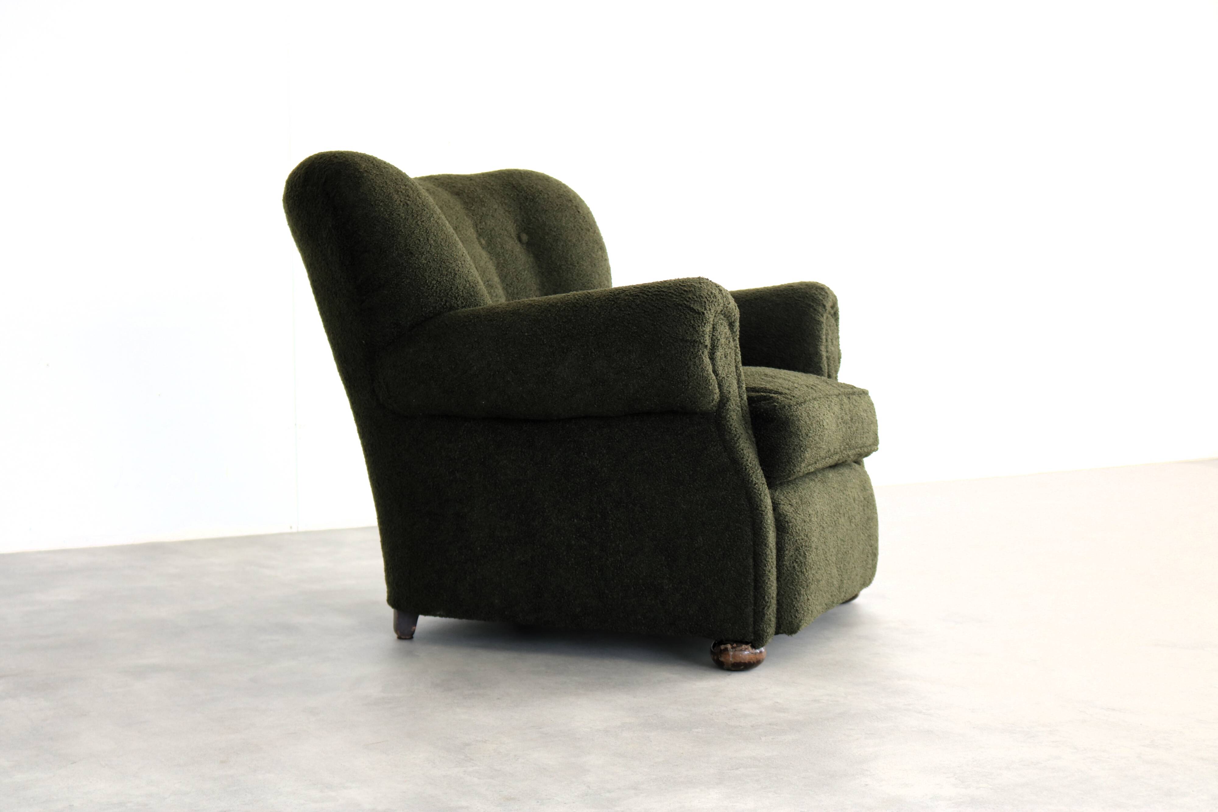 fauteuil vintage | années 1950 | Fritz Hansen | Danemark