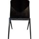 Set of four pagholz galvanitas s22 stackable school chair brown