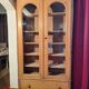 Bookcase, glass-fronted dresser