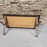Ceramic and metal coffee table from the 60s Vallauris style