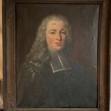 Tableau ancien peinture sur toile 1750
