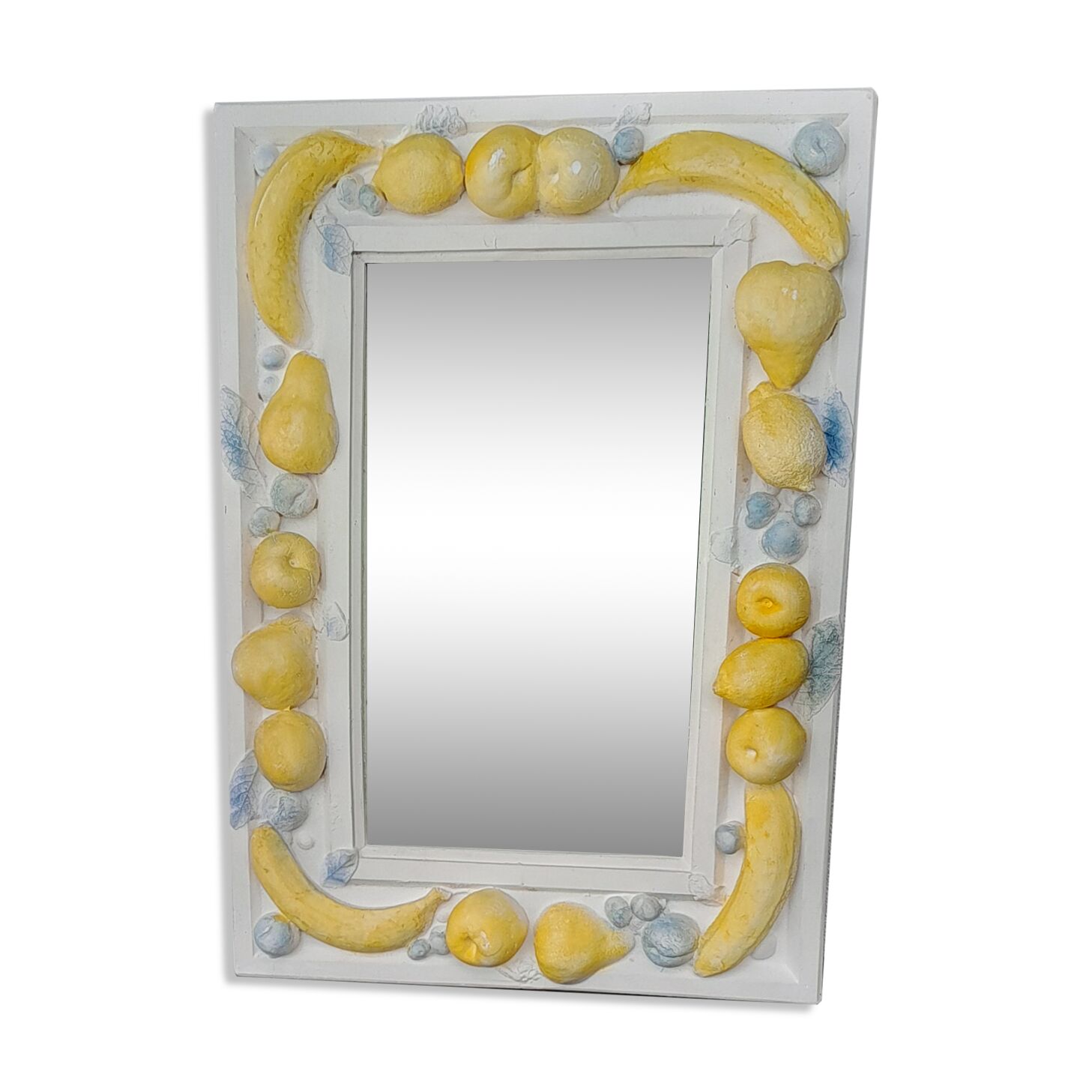 plaster mirror fruit frame