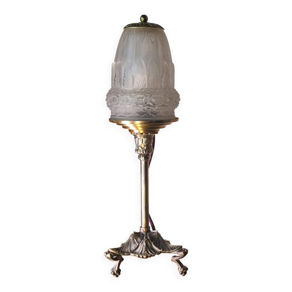 Lampe Art Nouveau signée Rolland Paris