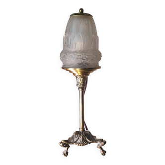 Lampe Art Nouveau signée Rolland Paris
