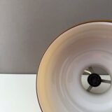 Vintage hanging lamp brown, pendant light, 70's interior