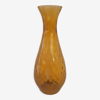 Italian glass vase 60's