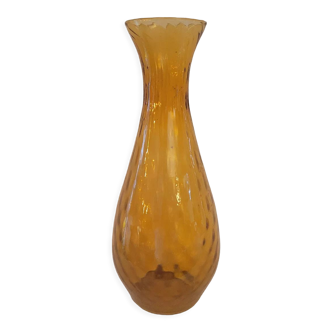 Italian glass vase 60's