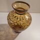 Vase with silver inclusion for decoration