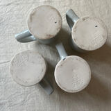 Beer mugs in Alsace stoneware