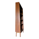 Tapered teak profile bookcase by Johannes Sorth, Denmark 1960