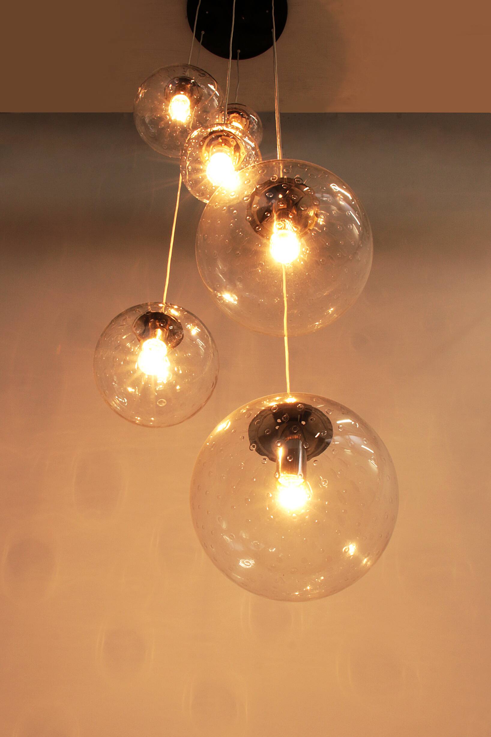 Raak Amsterdam Hanging Lamp Model B 1285 Design, 1968 Netherlands.