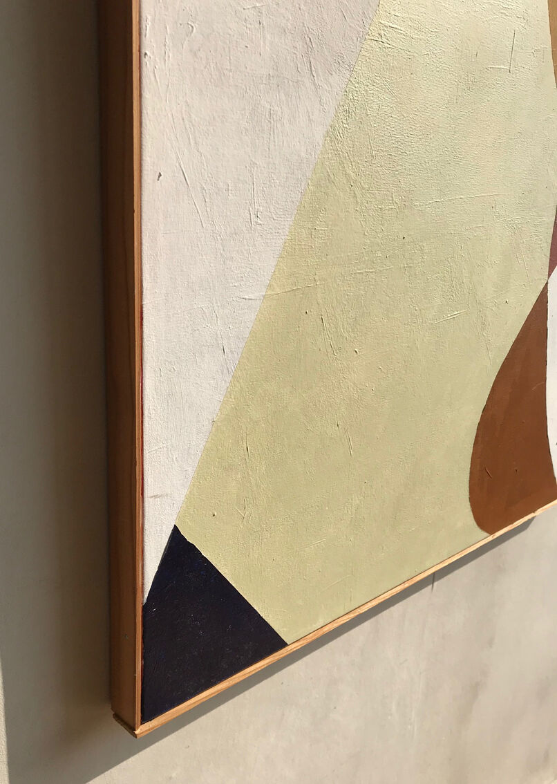 Abstract painting - oil on canvas - 93 x 74 cm