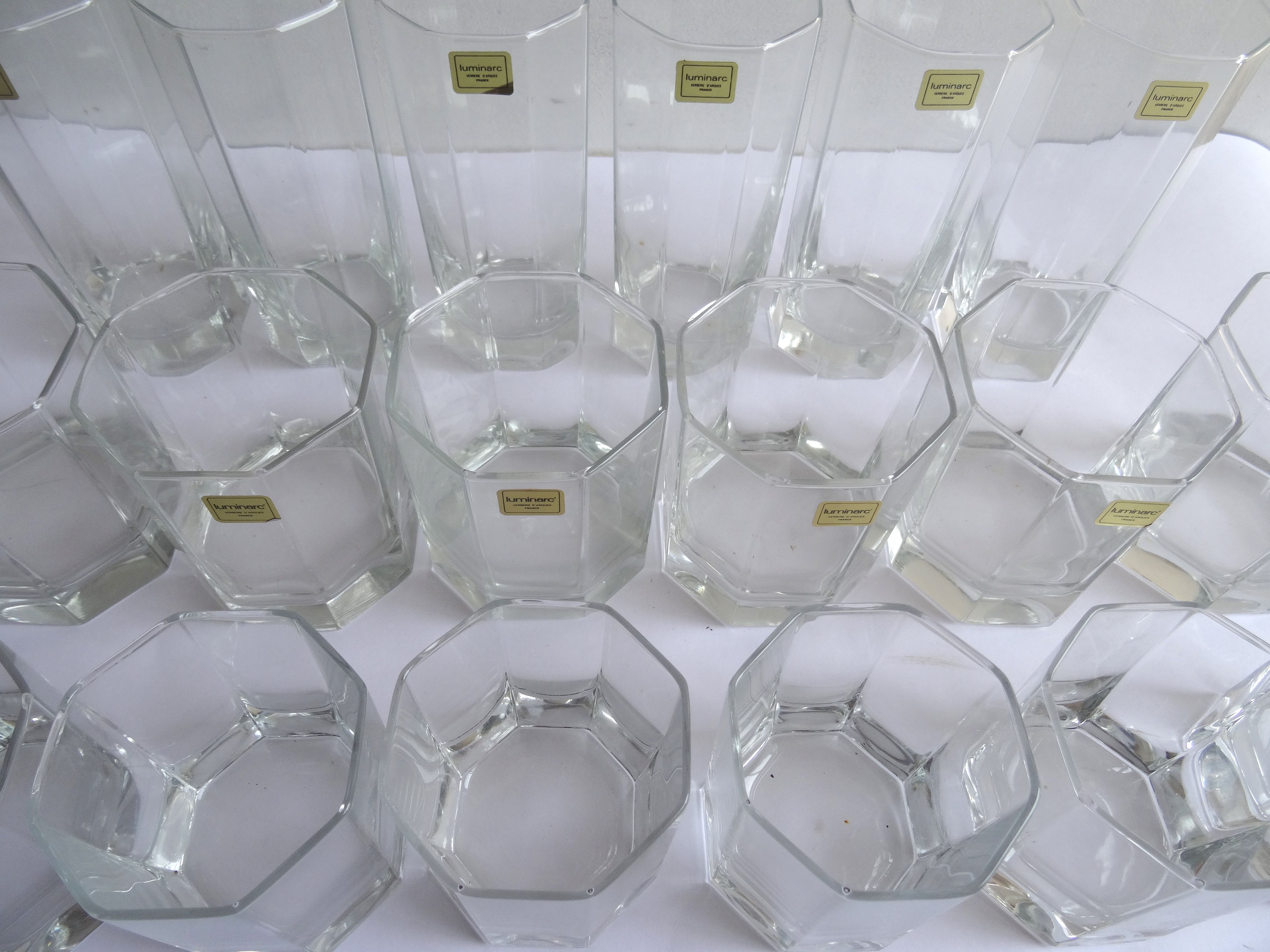 Service complet de 18 verres Luminarc Octime