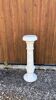 Decorative alabaster column – Vintage sculptural pedestal