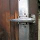 Door of fridge or cooler for slaughter in oak 50s