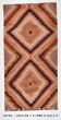 Purple & Orange Geometric Kilim Rug, 126x253Cm