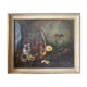 "Still Life with Flowers" Oil on canvas hand painted French School 19th century