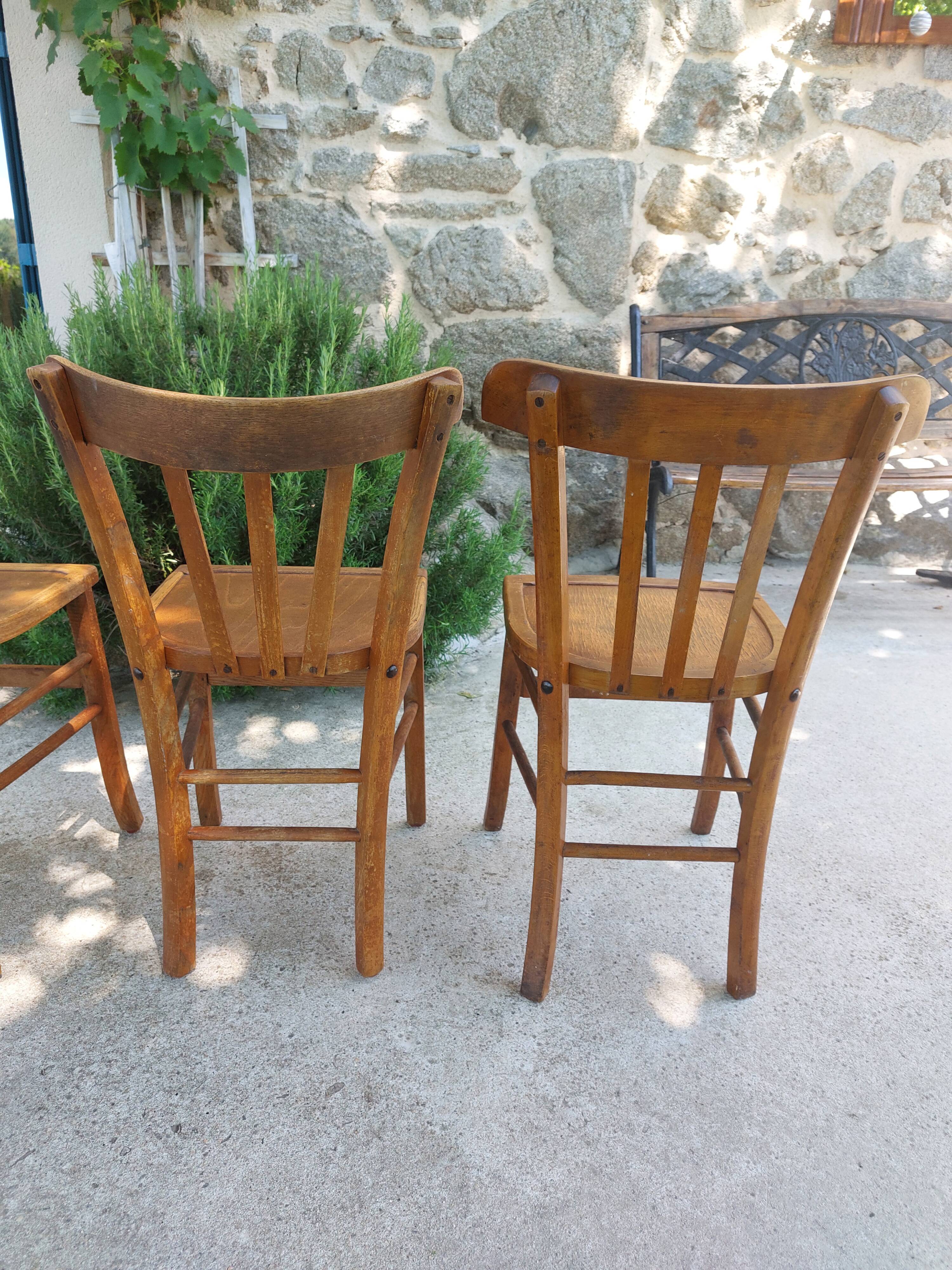 4 bistro chairs