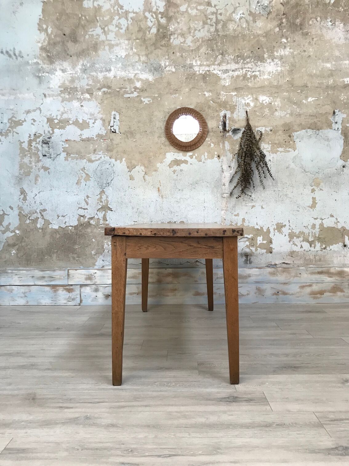 Table de ferme vintage