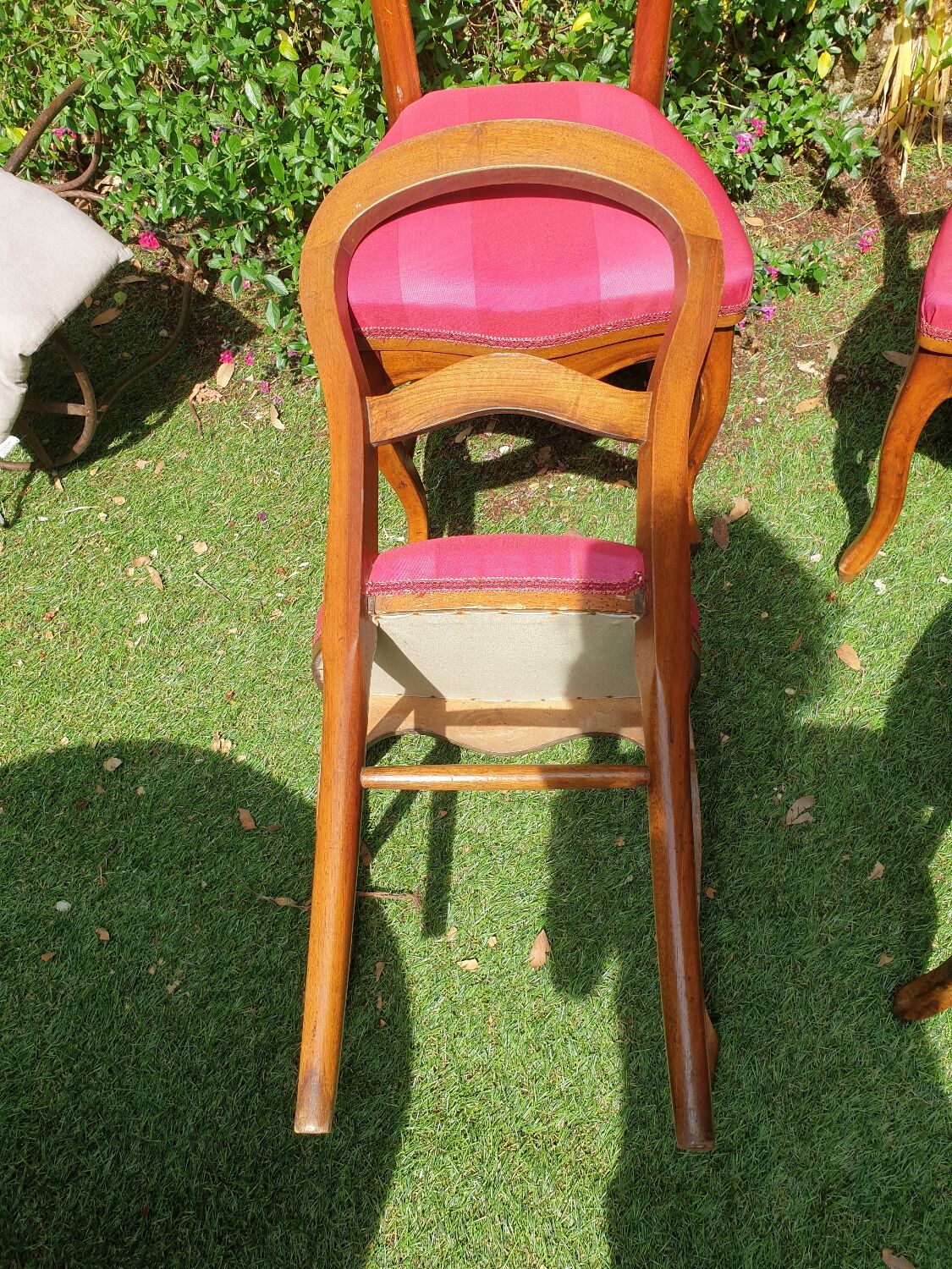 4 Louis Philippe upholstered chairs