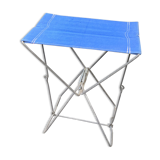 Folding stool in vintage canvas