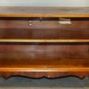 Wooden buffet TV in yew Abbey Craft Mid-Century Modern Sheraton details