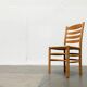 Scandinavian bench and chair set made of paper cord and oak from TS.