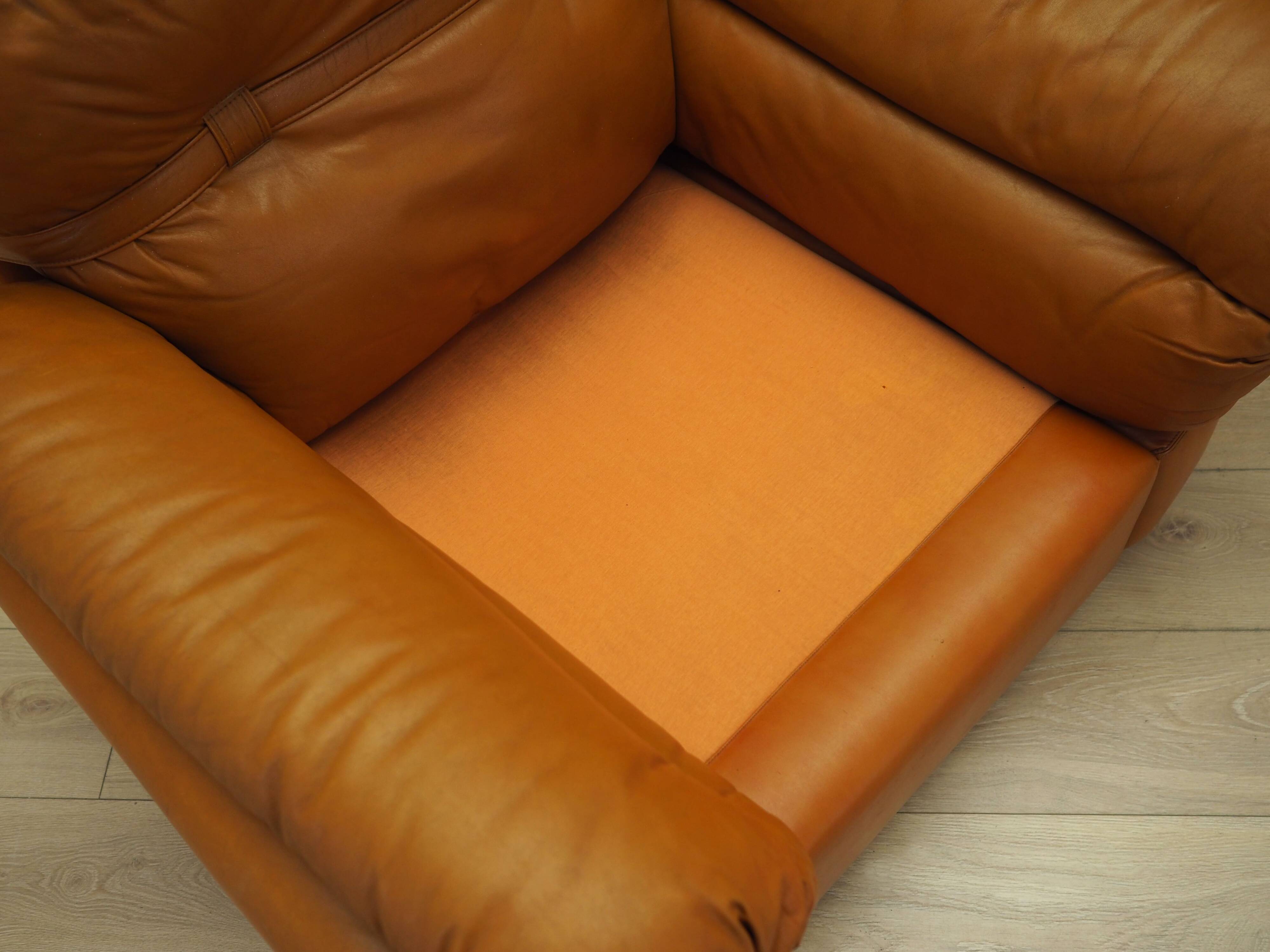 Orange armchair, Space Age design, 1960s, production: Italy