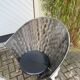 2 cone chairs and a table by Steel-Line