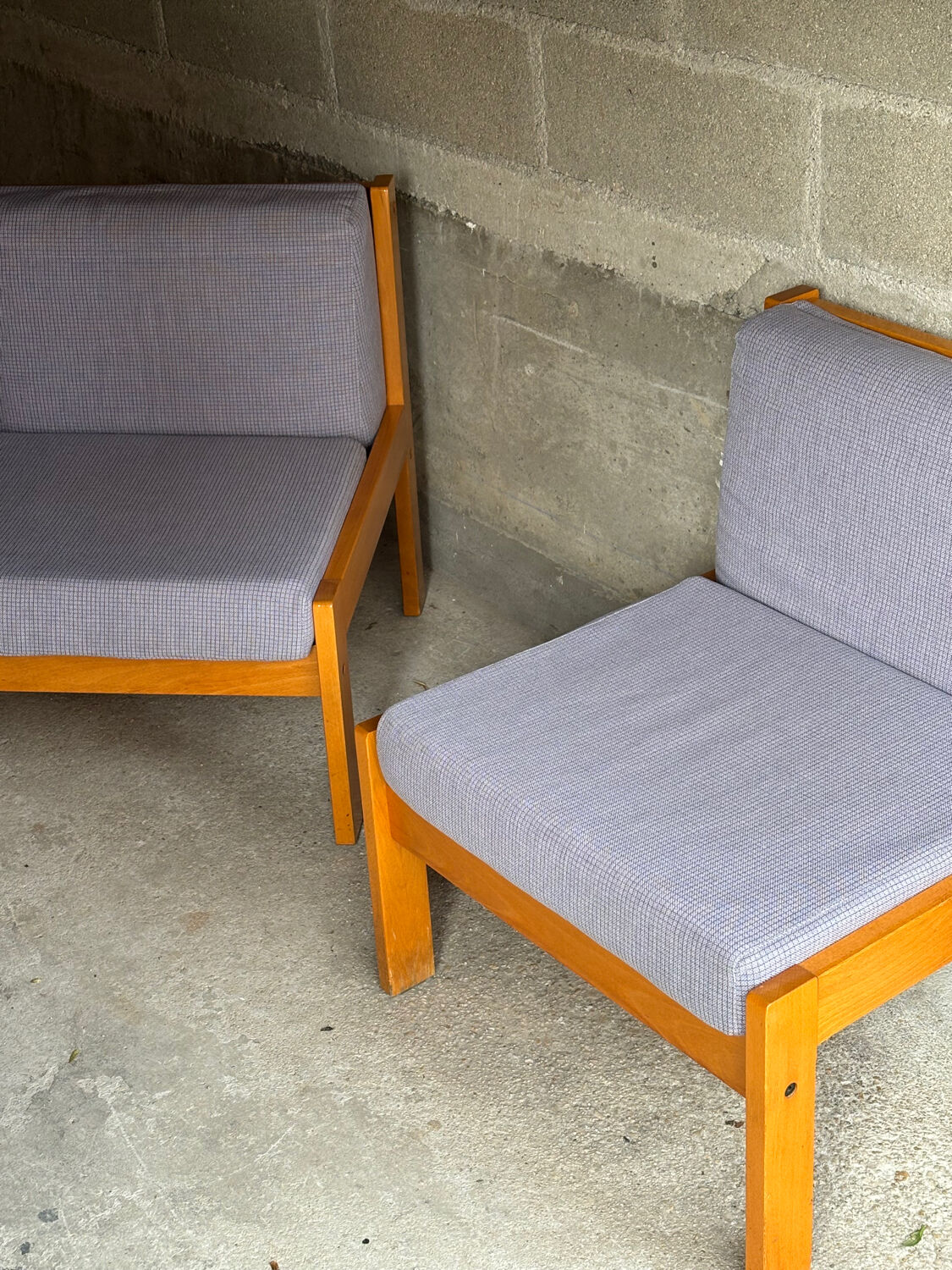 Baumann Esterel model armchairs, 1982