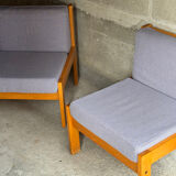 Baumann Esterel model armchairs, 1982