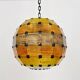 Suspension boule en verre coloré, 1960