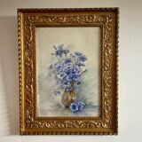 Watercolor 1905 and period frame