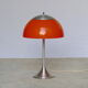 Lampe champignon orange vintage Unilux 1970