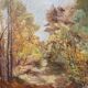 Tableau aquarelle originale ancienne marine voyage bord de mer orientaliste