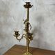 Chandelier fleurs en laiton