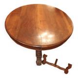 Old rustic round table Napoleon III 1880 Emery & Ragot