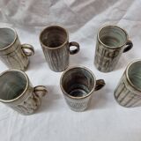 6 chopes Atelier Dieulefit par Jacques Pouchain, 1950