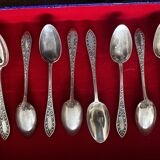 10 petites cuillères en Argent - origine Britannique période Victorienne