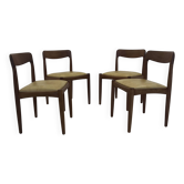 Vintage Danish Dining Chairs in Teak by H.W. Klein for Bramin, Set of 4