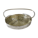 Silver metal dish