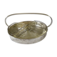 Plat metal argenté