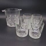 Ice bucket matching with 6 glasses