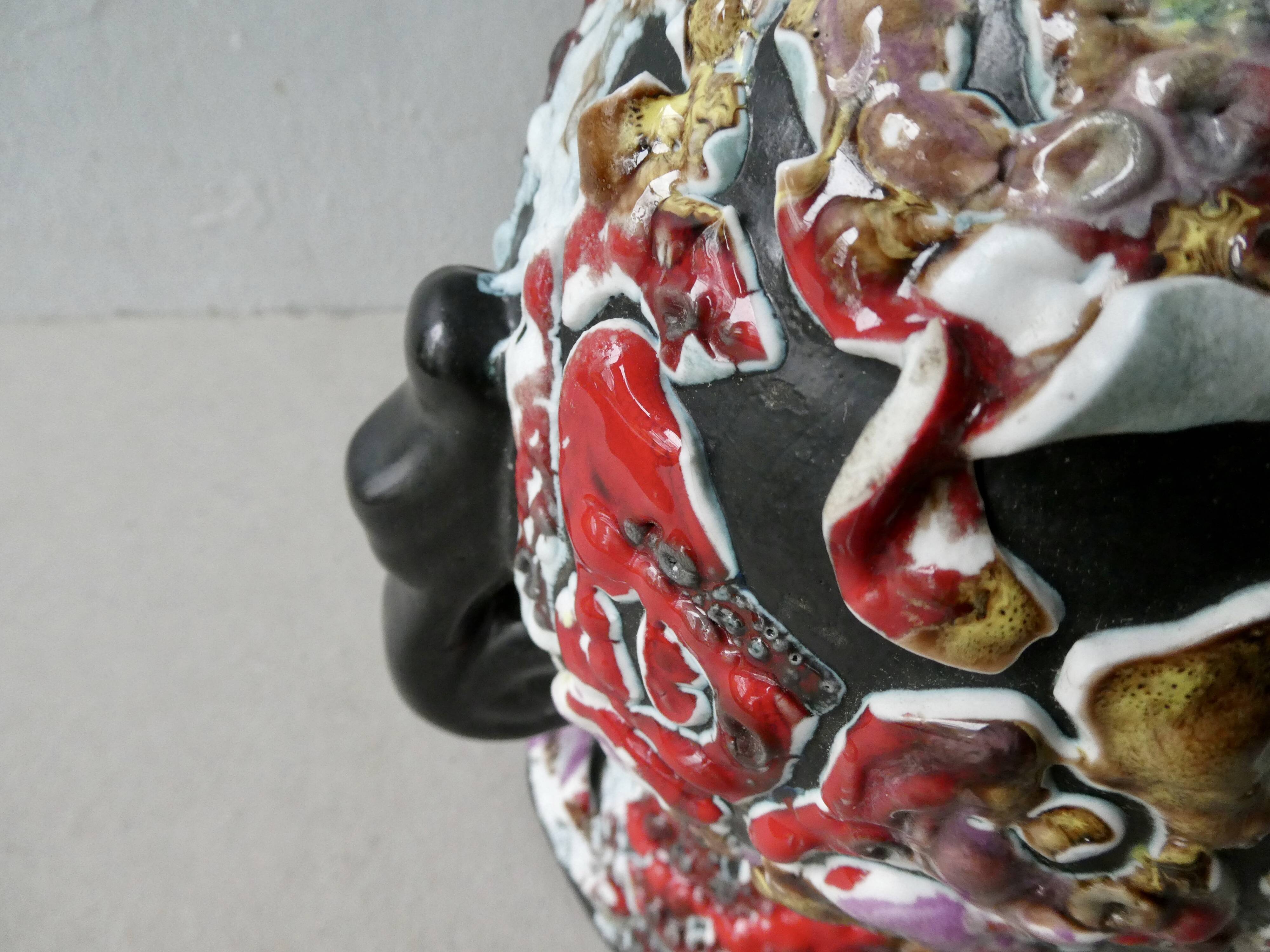 Fat Lava ceramic vase from the 1960s